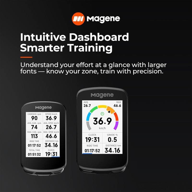 کامپیوتر دوچرخه هوشمند Magene C606 با ناوبری GPS و نقشه آفلاین و ضد آب — تصویر ۳