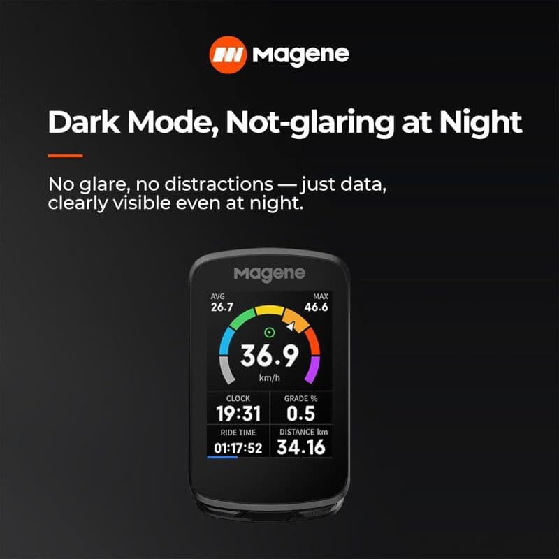کامپیوتر دوچرخه هوشمند Magene C606 با ناوبری GPS و نقشه آفلاین و ضد آب — تصویر ۲