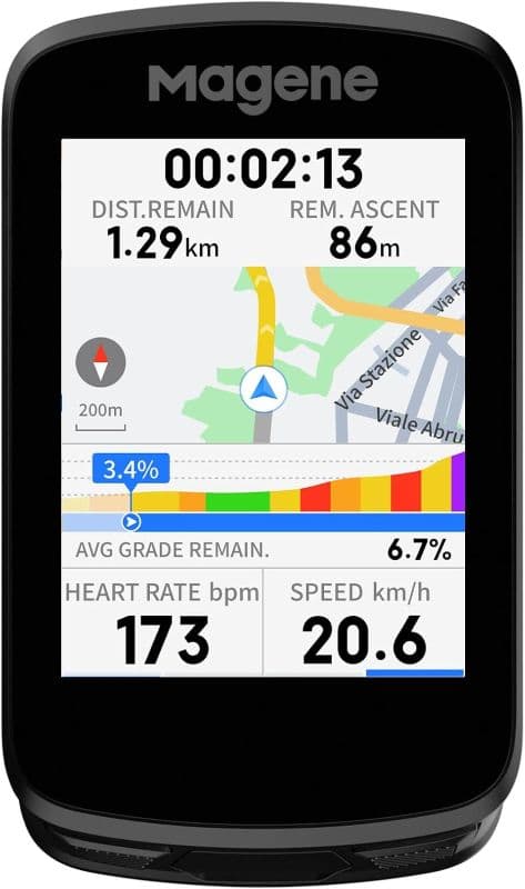 کامپیوتر دوچرخه هوشمند Magene C606 با ناوبری GPS و نقشه آفلاین و ضد آب — تصویر ۸