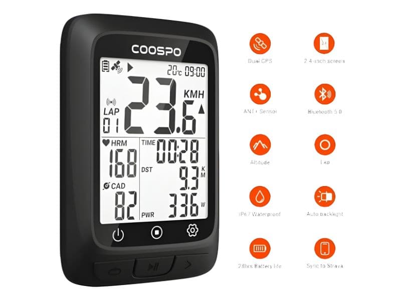 کامپیوتر دوچرخه COOSPO BC107 | GPS ضدآب