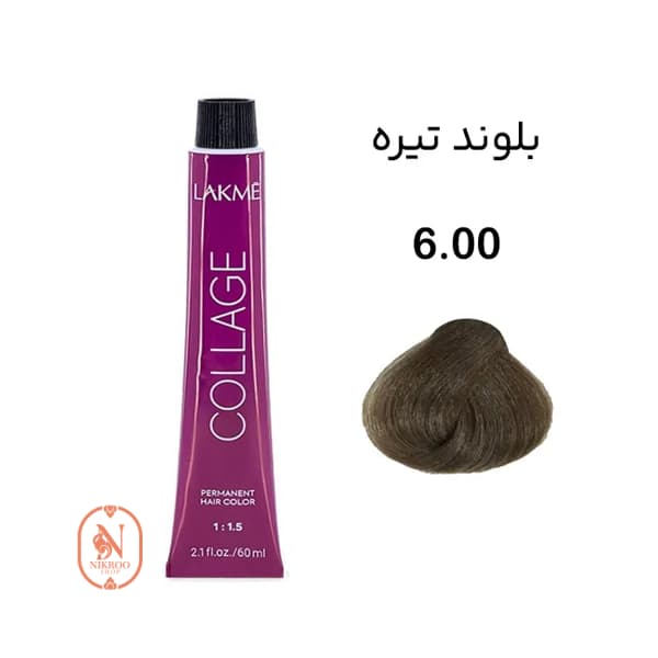 رنگ مو کلاژ لاکمه 6/00 60 میل