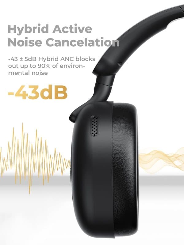 هدفون بی‌سیم Havit مدل H655BT با قابلیت حذف نویز فعال — تصویر ۲