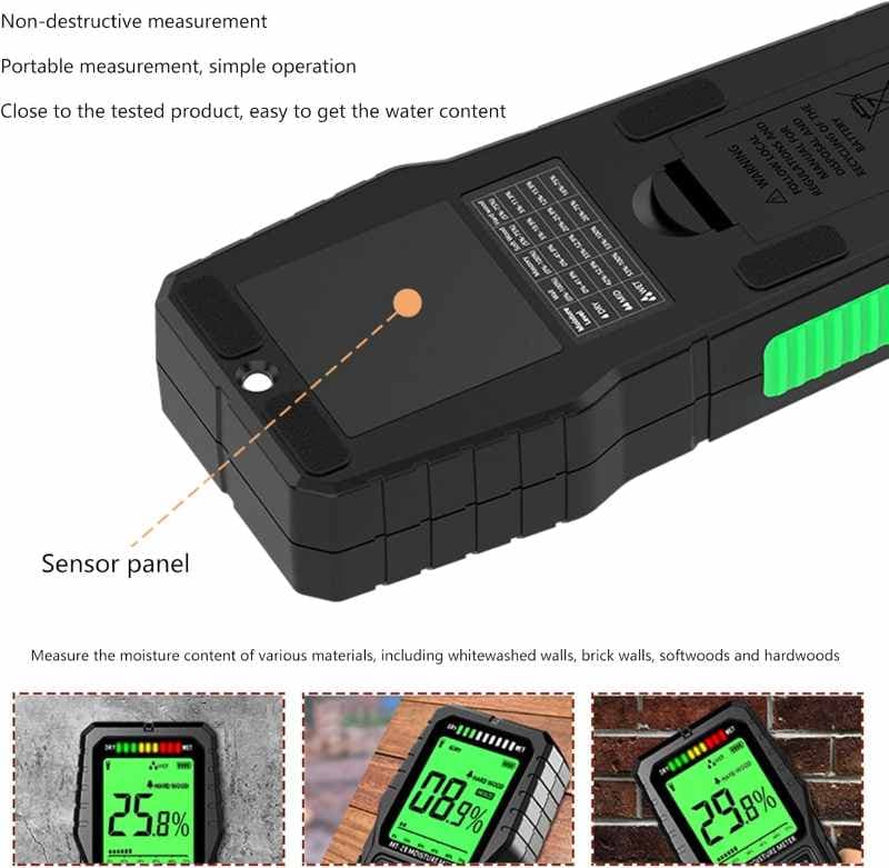 رطوبت سنج دیجیتال RDINSCOS مدل MT28 با حساسیت به چراغ قوه — تصویر ۶