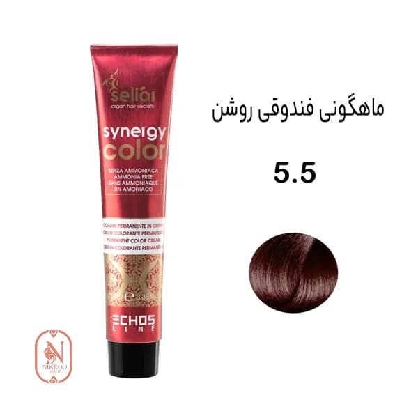 رنگ مو بدون آمونیاک ECHOSLINE 5/5