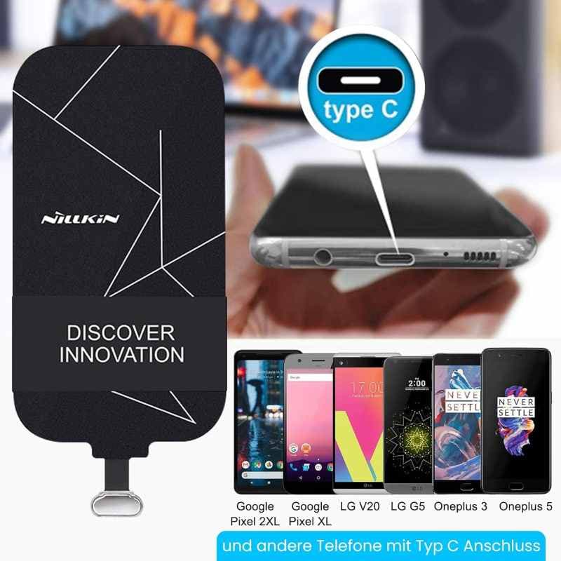 گیرنده Qi USB C، گیرنده شارژر بی‌سیم نیلکین — تصویر ۸