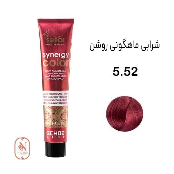 رنگ مو بدون آمونیاک ECHOSLINE 5/52
