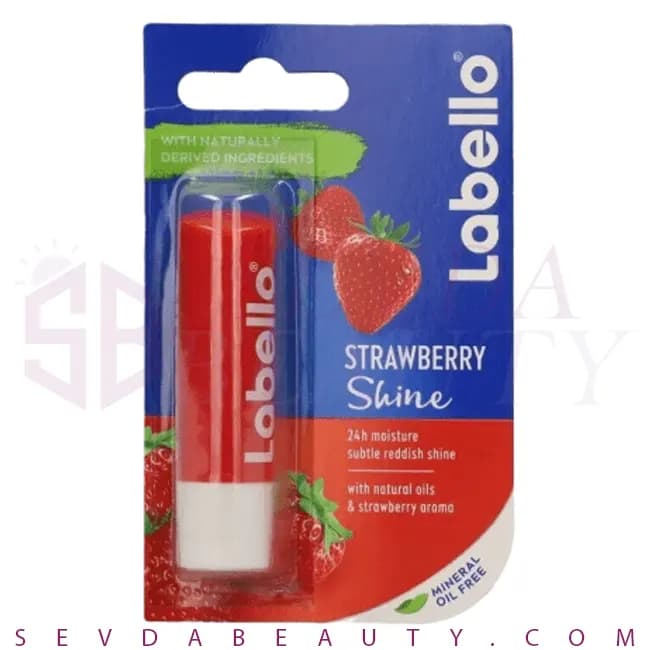 بالم لب توت فرنگی لابلو‌ Labello حجم 4.8 گرم