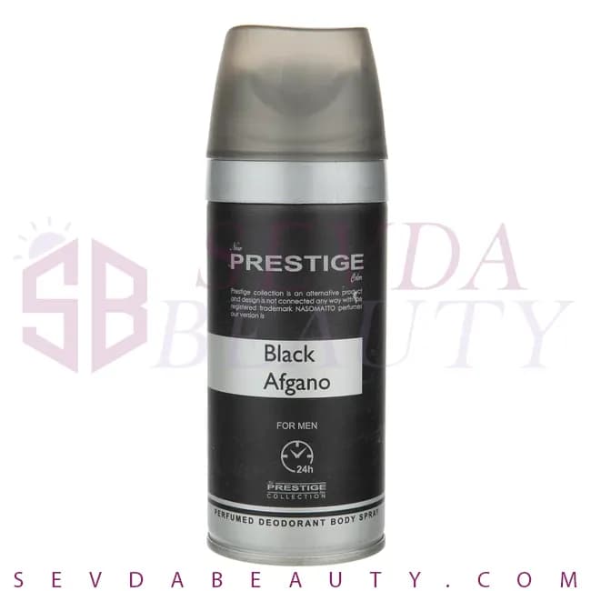 اسپری بدن مردانه Black Afgano پرستیژ 150 میل