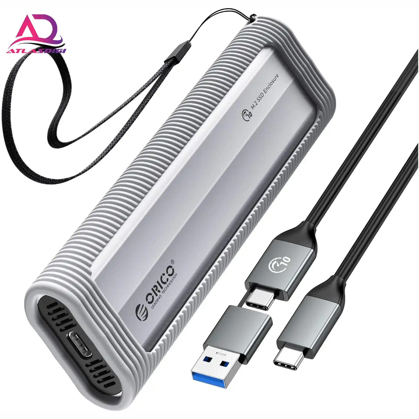 هاب اوریکو مدل ORICO Aluminum M.2 NVMe SSD Enclosure USB 3.2 Gen 2(10Gbps ) SSD 4TB