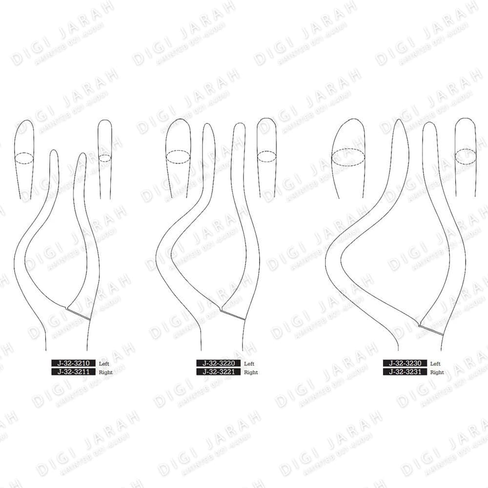 والشام فکی راست ( رو متوسط ) J-32-3221M surgicon — تصویر ۲