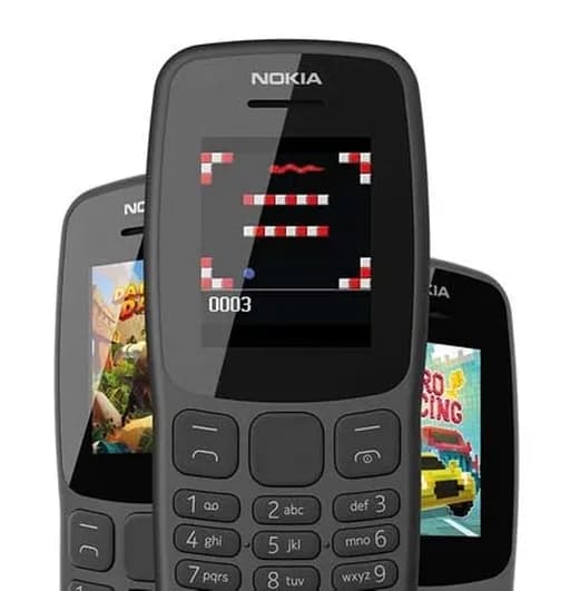 NOKIA 106 FA مونتاژ ایران رنگ مشکی با 18 ماه گارانتی شرکتی — تصویر ۲