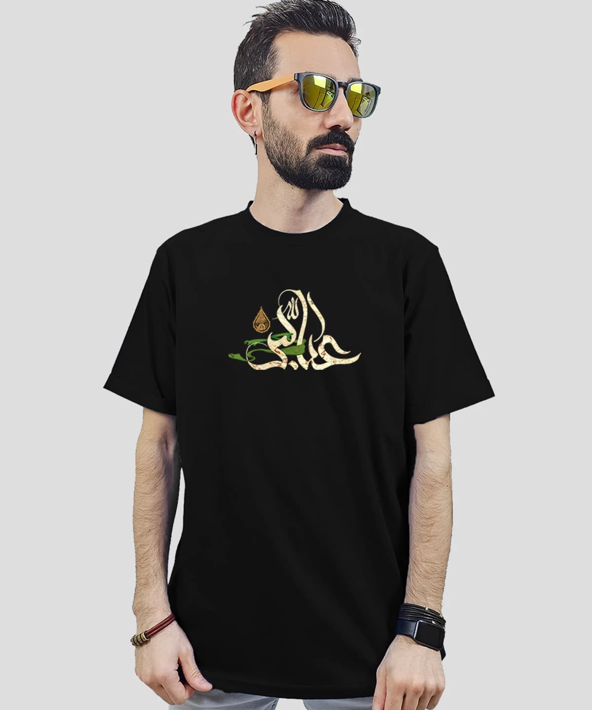 تیشرت مردانه و زنانه مذهبی طرح عباس کد 509 — تصویر ۲
