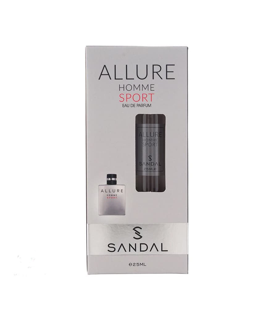 عطر جیبی مردانه Allure Homme Sport حجم 25 میل صندل — تصویر ۲