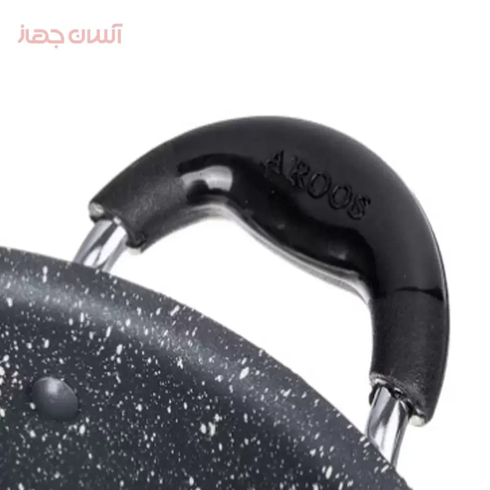 تابه دو دسته سایز 36 نوک مدادی مدل سربی عروس — تصویر ۵