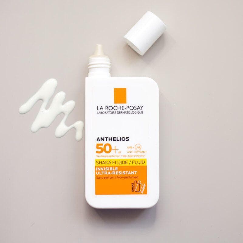 کرم ضد آفتاب فلویید بی رنگ لاروش پوزای با اس پی اف 50+ مدل آنتلیوس یووی مون 400 حجم 15ML — تصویر ۷