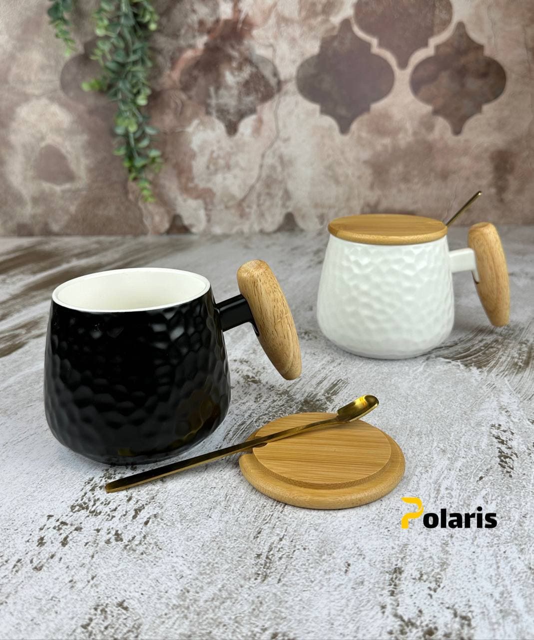 ماگ دسته چوبی — تصویر ۲