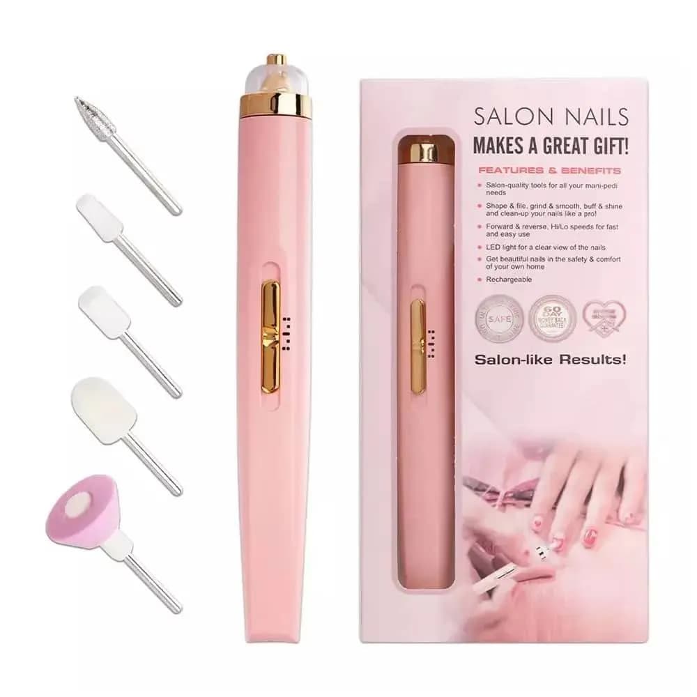 ست مانیکور و پدیکور برقی شارژی Salon Nails — تصویر ۲