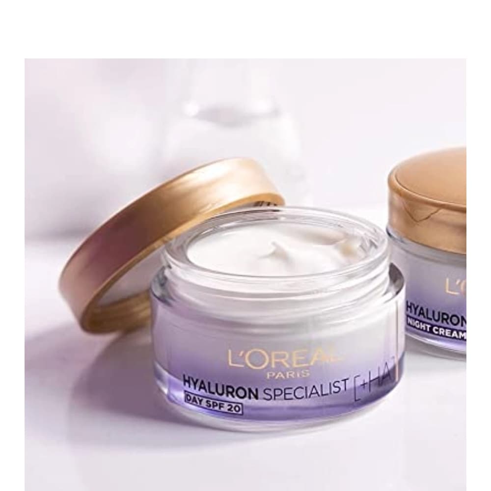 کرم روز ضد چروک هیالورونیک اسید SPF 20 لورال 50ml — تصویر ۲