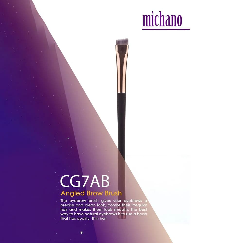 براش ابرو میچانو مدل angled brow brush – کد CG7AB — تصویر ۲
