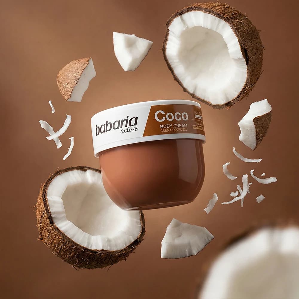کرم بدن نارگیل باباریا مدل Coco Body Cream حجم 400 میلی لیتر — تصویر ۳