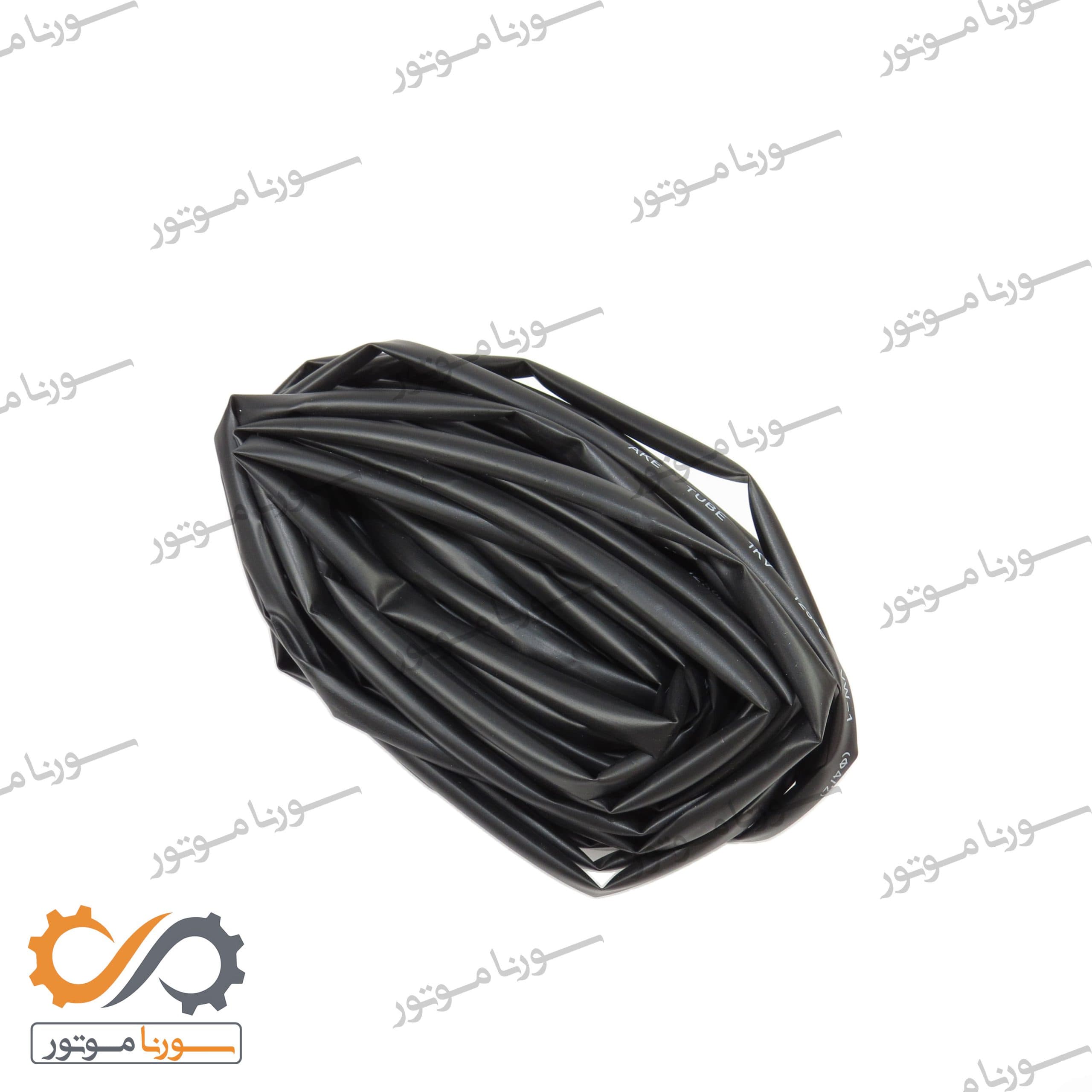 وارنيش حرارتی مشکی قطر 4 (10متر)
