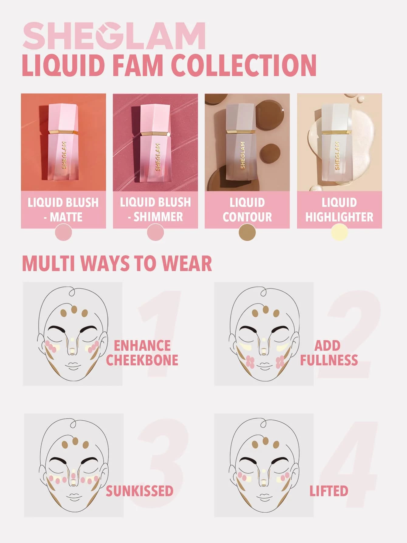 هایلایتر مایع شیگلم Vanilla Frost مدل Glow Bloom — تصویر ۳