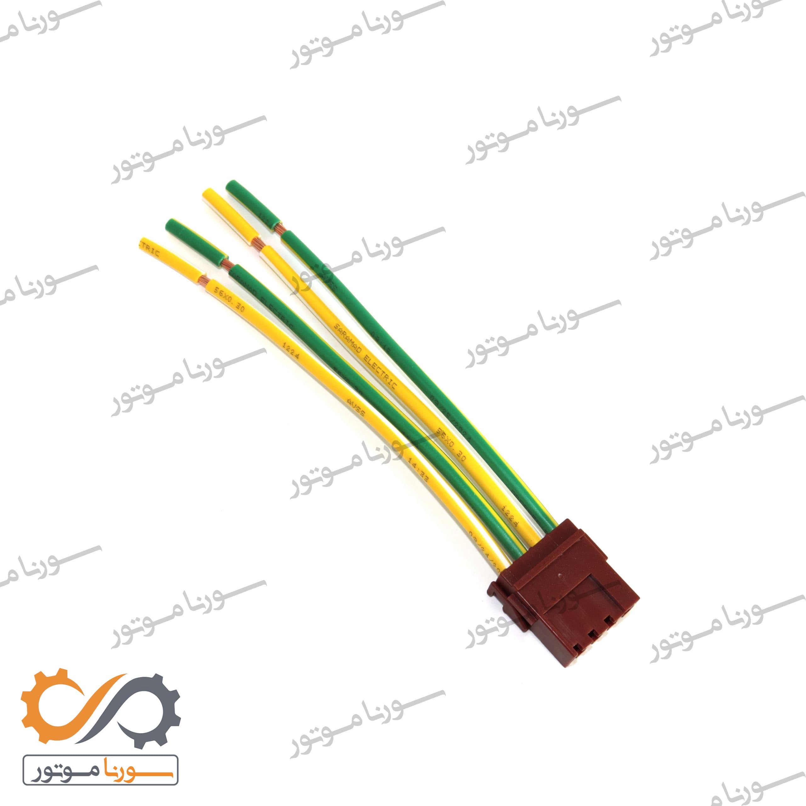 سوکت مدول بخاری پژو 405 درجه یک (سوکت 4 فیش پژویی)
