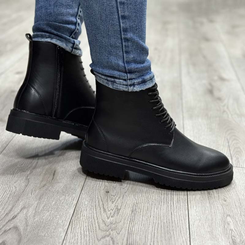 بوت مردانه TIMBERLANDرنگ مشکی ساده کد 34425 — تصویر ۴