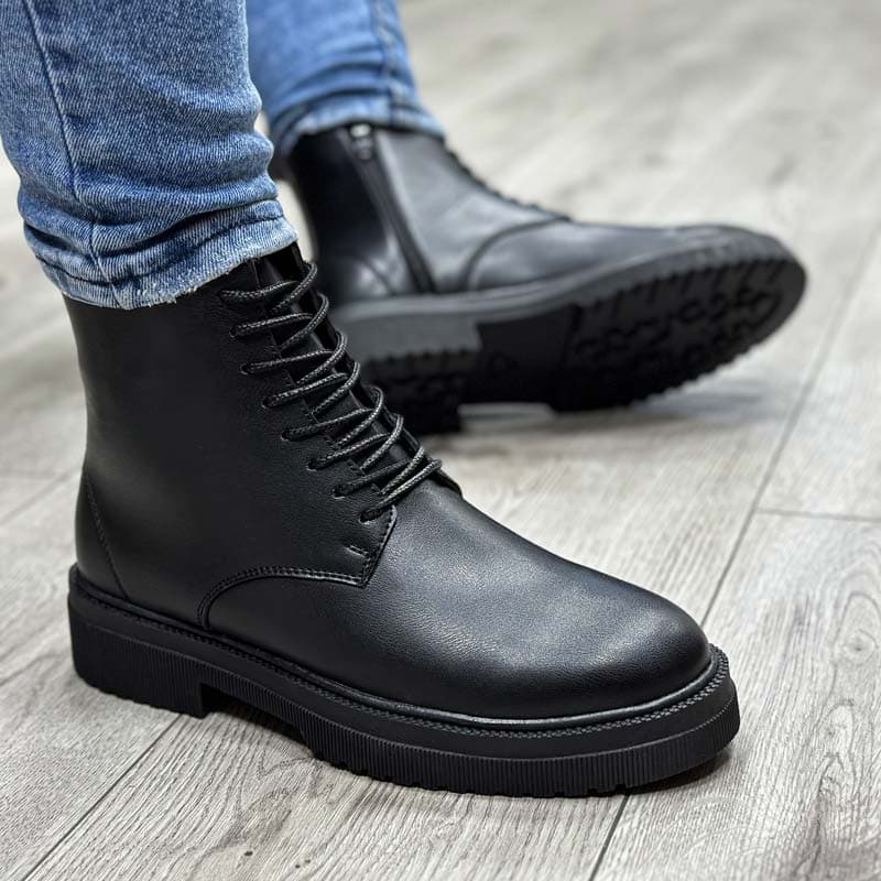 بوت مردانه TIMBERLANDرنگ مشکی ساده کد 34425 — تصویر ۲