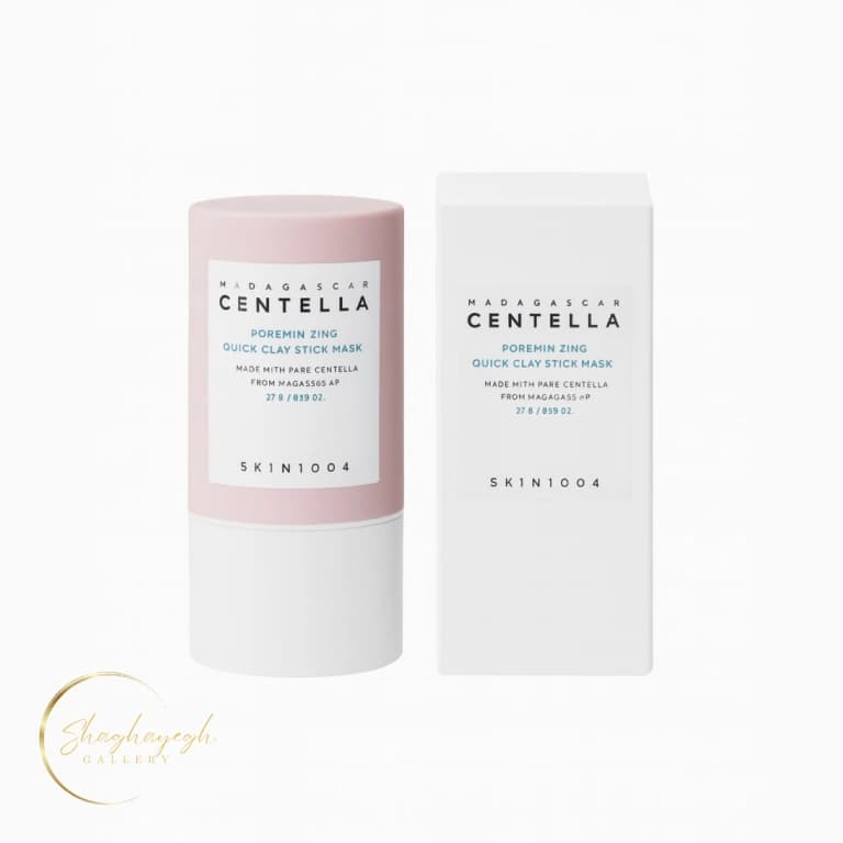 ماسک خاک رس استیکی پاک‌سازی منافذ پوست چرب سنتلا مدل Poremin Zing حجم ۲۷ گرم SKIN1004 Centella Poremin Zing Quick Clay Stick Mask