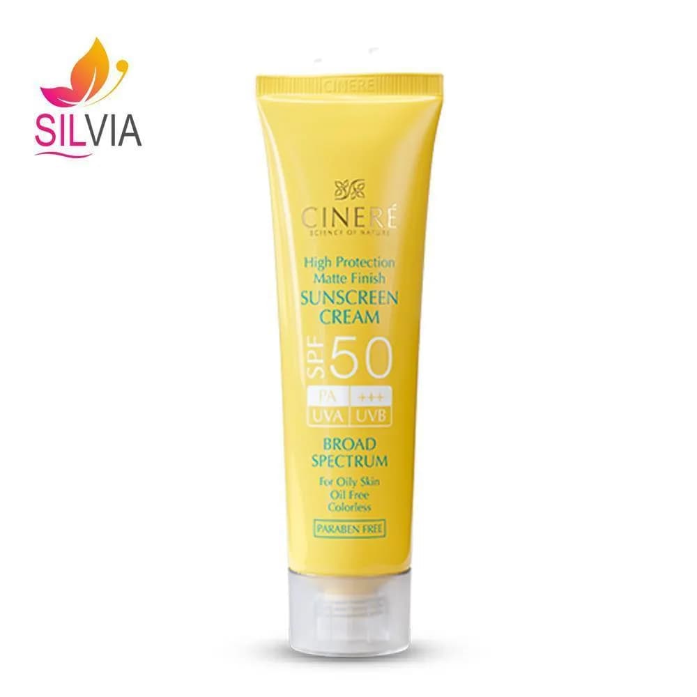 کرم ضد آفتاب بدون رنگ مناسب پوست چرب SPF50 سینره 50 میل — تصویر ۲