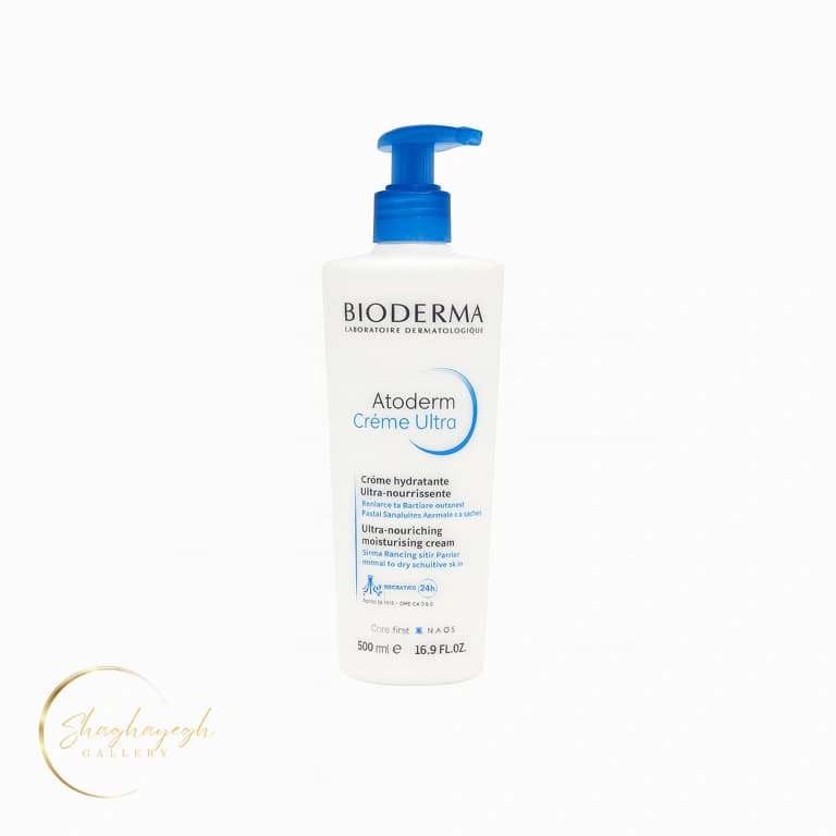 کرم مرطوب‌کننده مغذی پوست نرمال تا خشک بایودرما اتودرم کرم اولترا ۵۰۰ میل Bioderma Atoderm Creme Ultra