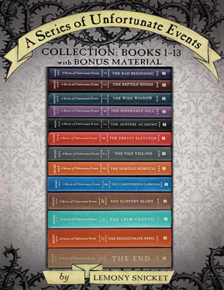 کتاب مجموعه حوادث ناگوار (A Series of Unfortunate Events Collection) نسخه انگلیسی PDF | لمونی اسنیکت
