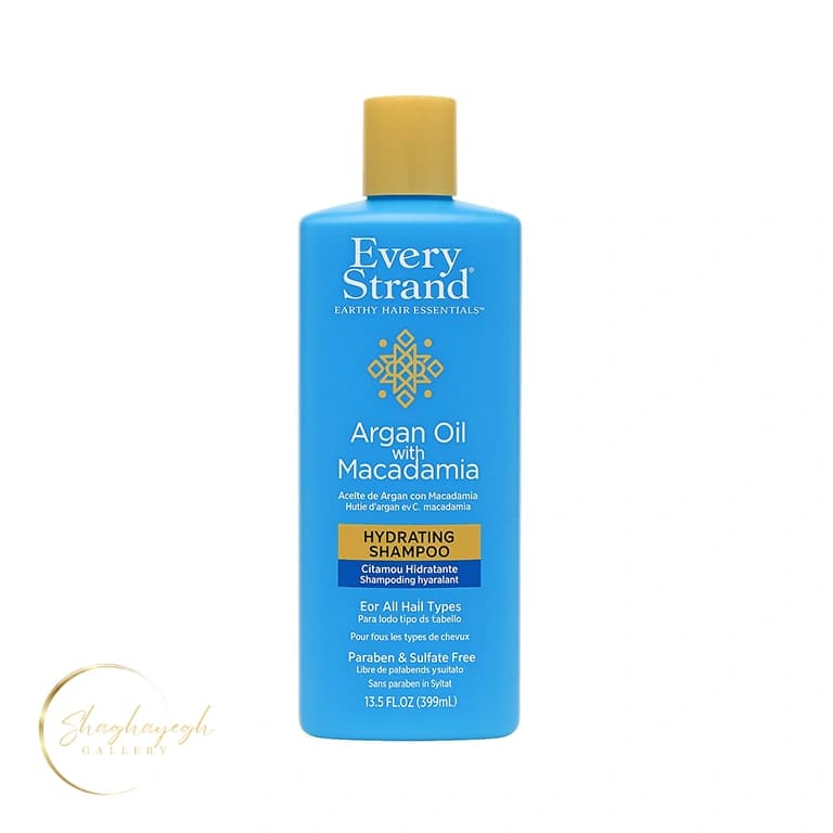 شامپو آبرسان روغن آرگان و ماکادمیا مناسب انواع مو اوری‌استرند Every Strand Hydrating Shampoo 399ml