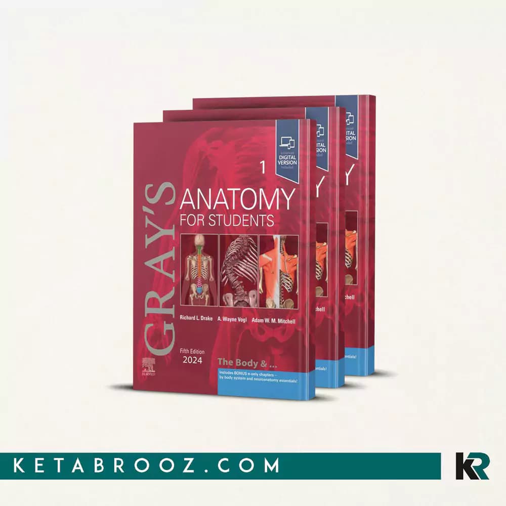 کتاب Gray’s Anatomy for Students (شومیز 3 جلدی)