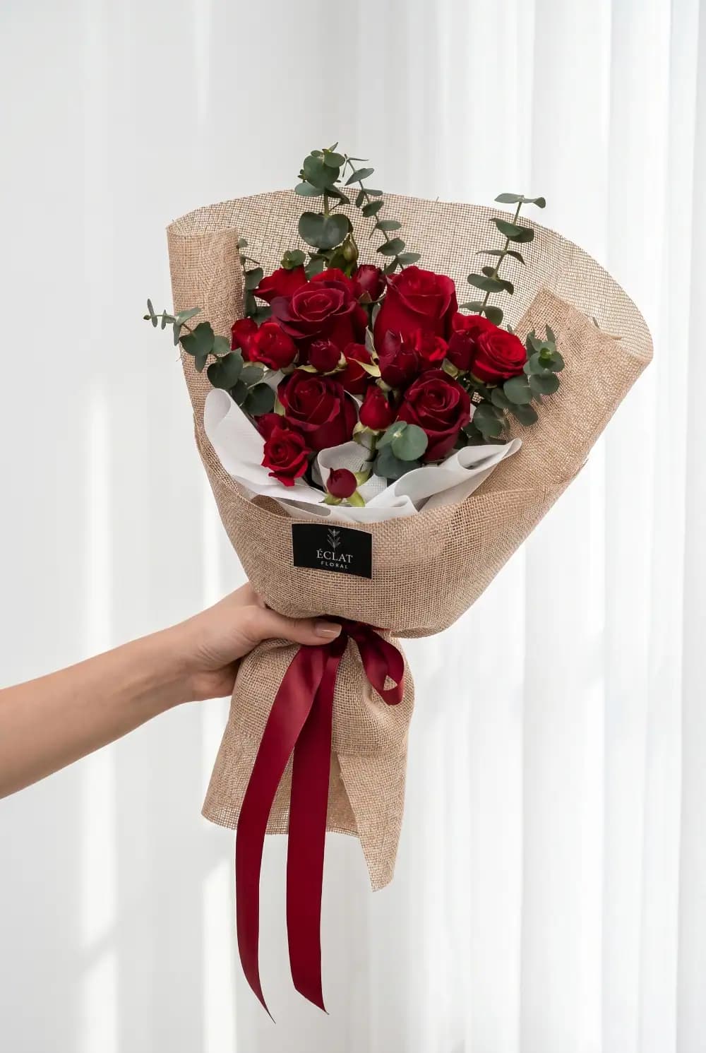 دسته گل رزالین کد 1023 – بلورا