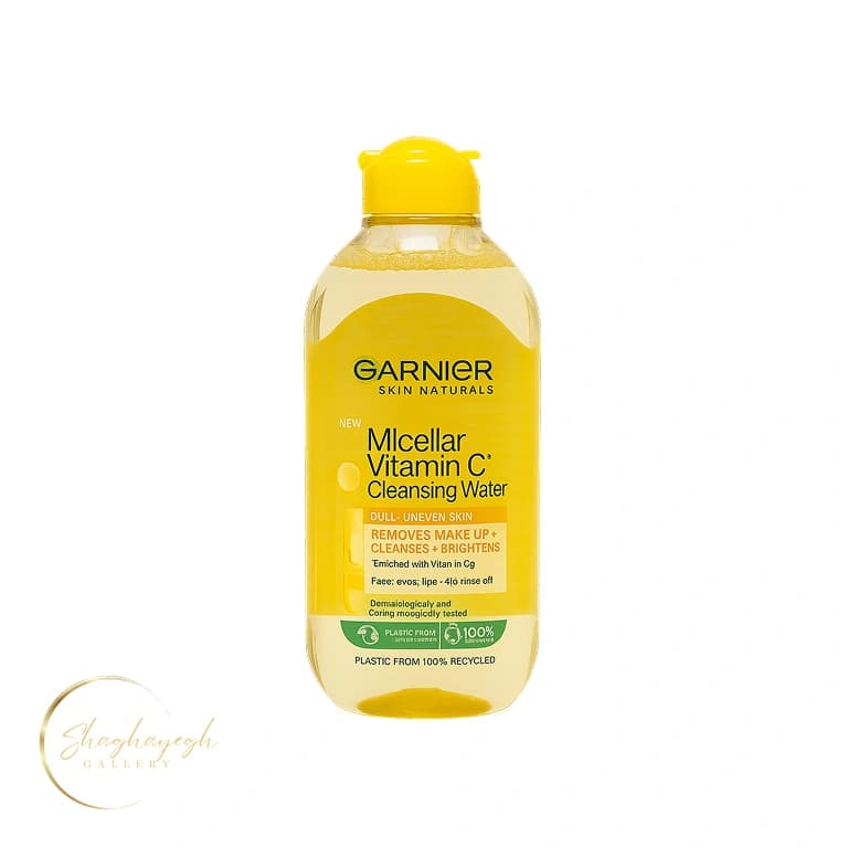 میسلار پاک‌کننده ویتامین C گارنیر Micellar Vitamin C مناسب انواع پوست حجم 400 میل