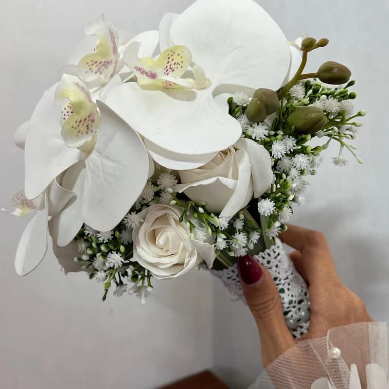 دسته گل عروس مصنوعی – آژار گل