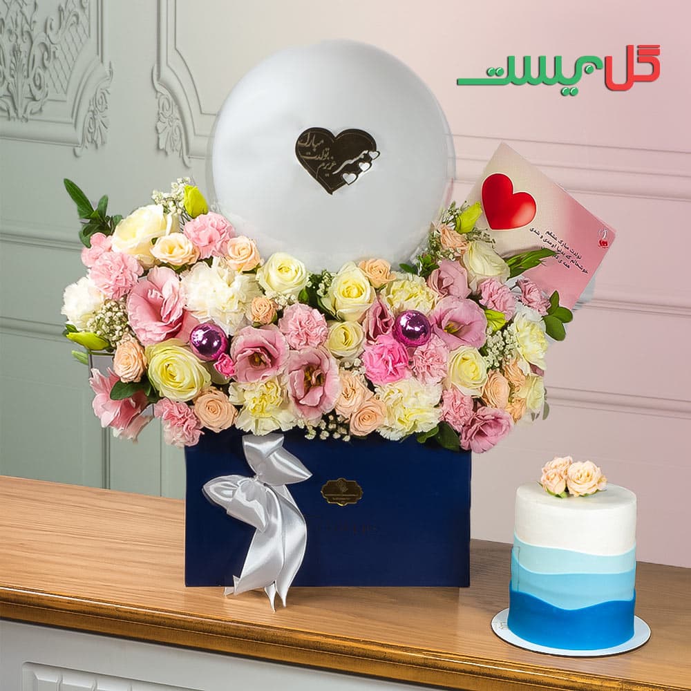 باکس گل و کیک مونا · گل بیست