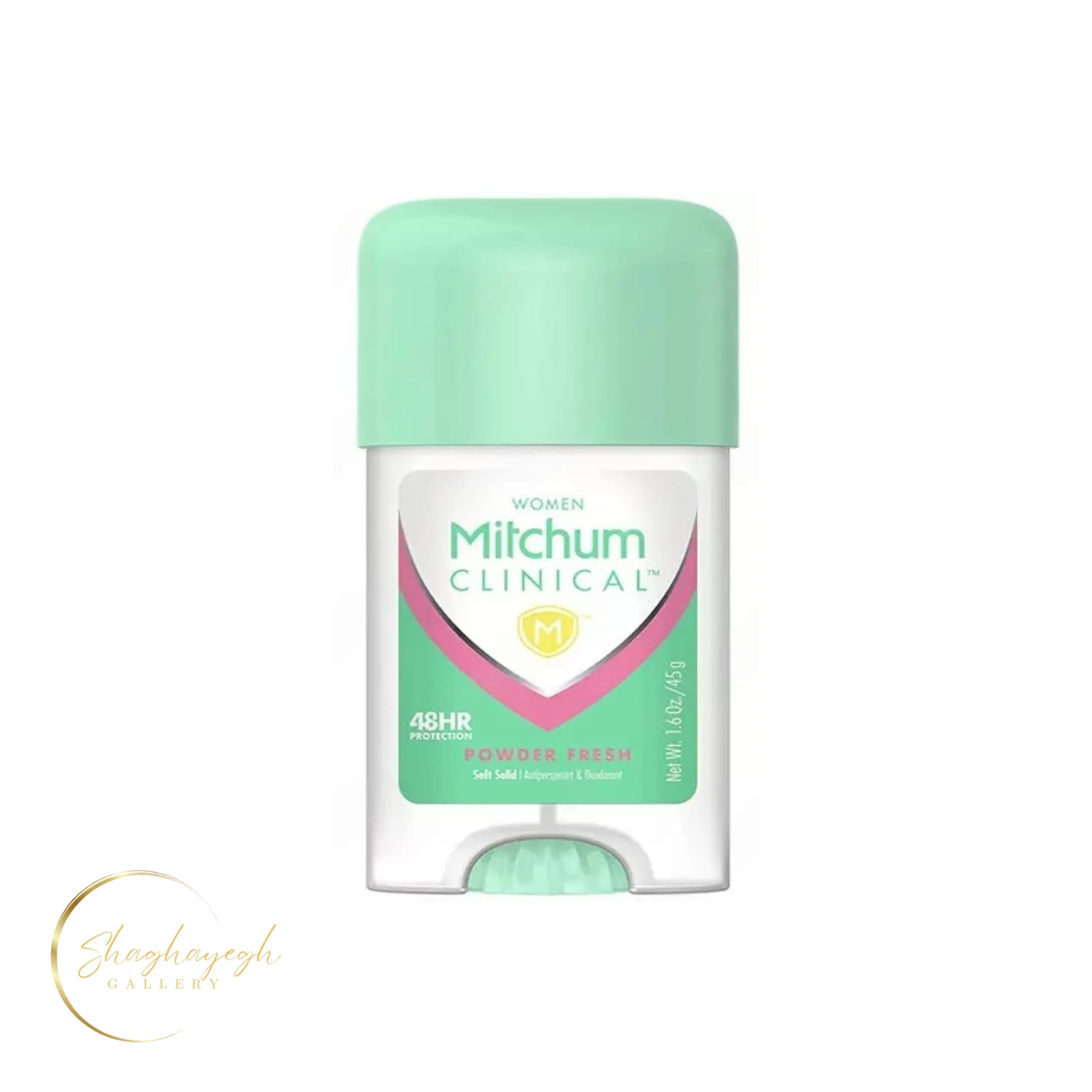 مام کیلینیکال کرمی زنانه میچام مدل پودر فرش ۴۵ گرم Mitchum Clinical Powder Fresh 45g