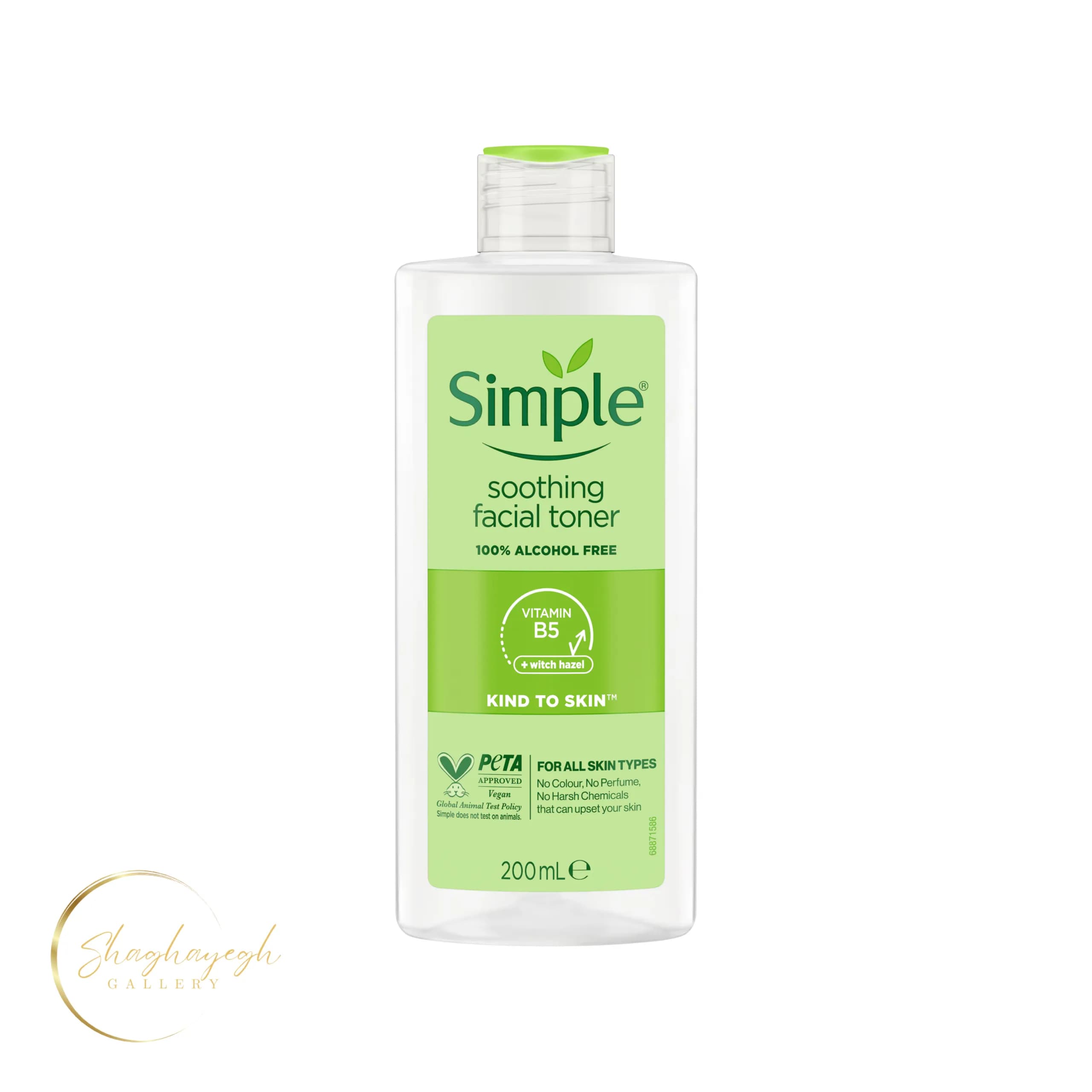 تونر سوتینگ انواع پوست سیمپل ۲۰۰ میل Simple Soothing Facial Toner