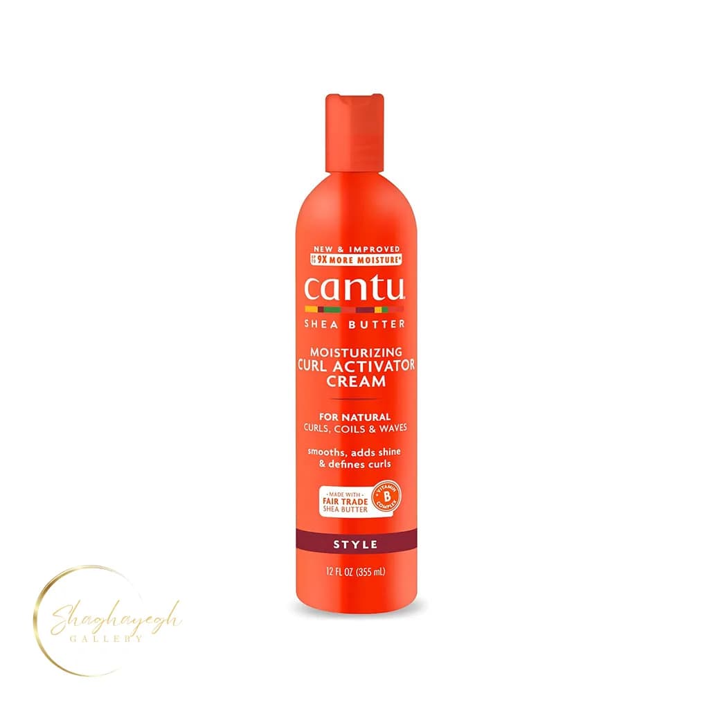 کرم اکتیویتور شی باتر کانتو ۳۵۵ میل Cantu Shea Butter Moisturizing Curl Activator Cream 355ml