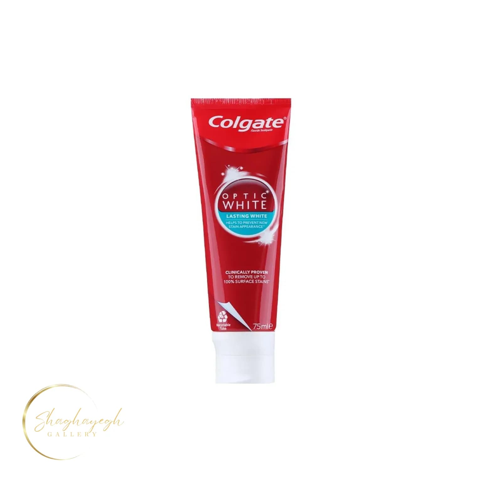 خمیر دندان سفیدکننده کلگیت اپتیک وایت Colgate Optic White Lasting White 75ml — تصویر ۲