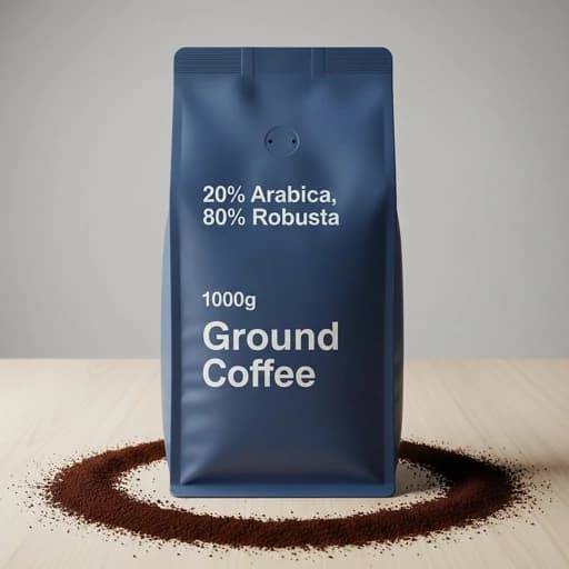پودر قهوه میکس 40/60 ( 40درصد عربیکا 60درصد روبوستا) 1 کیلویی