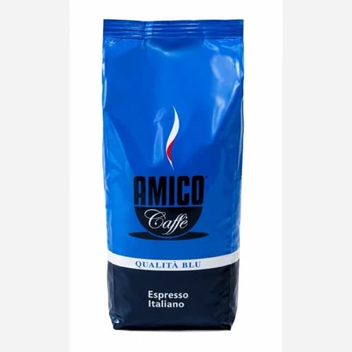 قهوه اسپرسو ایتالیایی آمیکو آبی یک کیلوگرمی AMICO BLUE