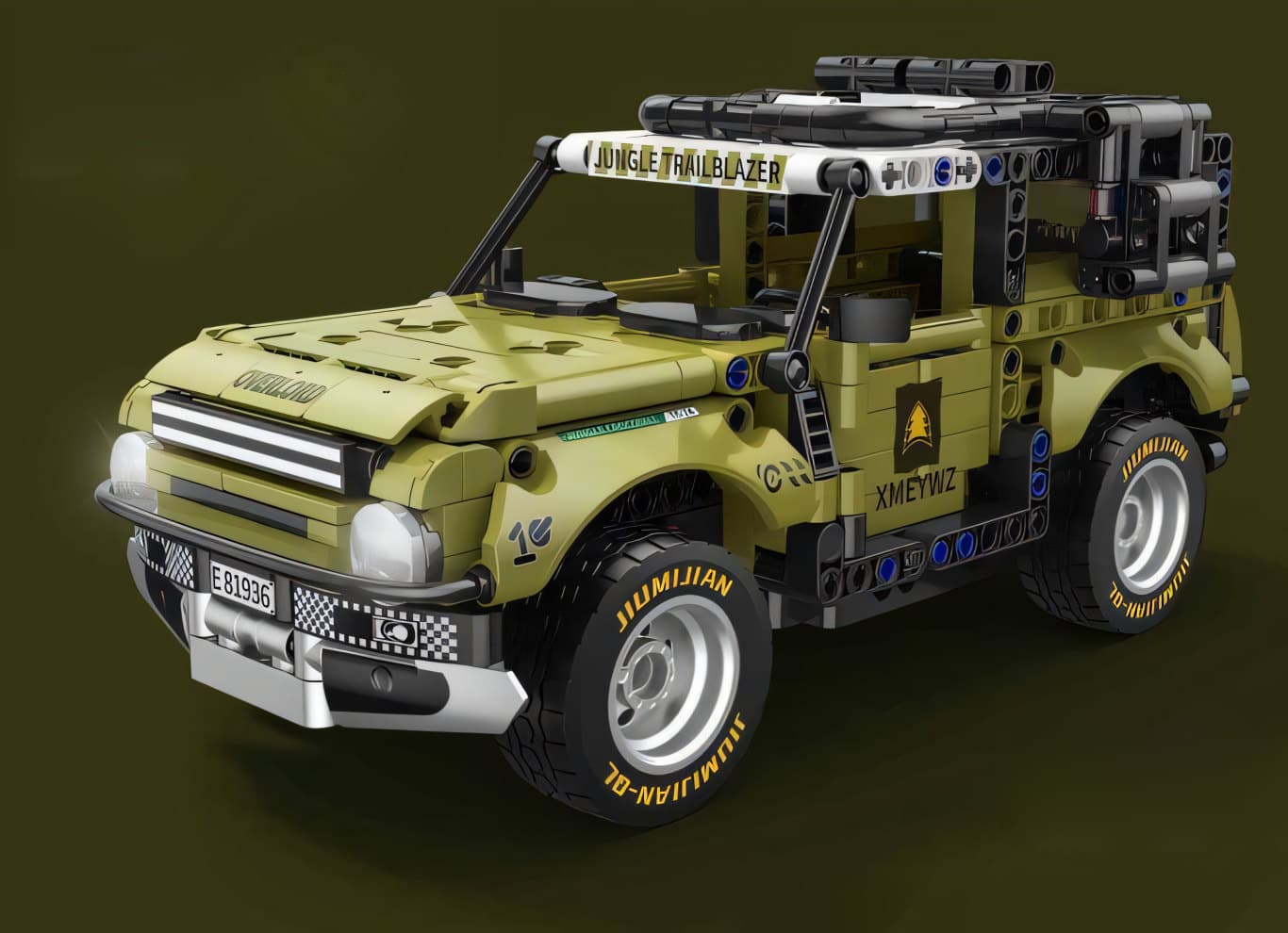 لگو ماشین لندرور مدل Land Rover برند ZHEGAO کد 6235 — تصویر ۲