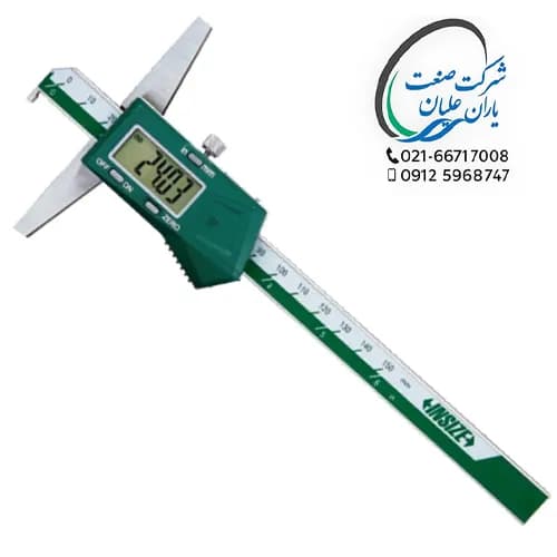 کولیس دیجیتال عمق سنج قلاب 100 سانت مدل 1142-10001A اینسایز