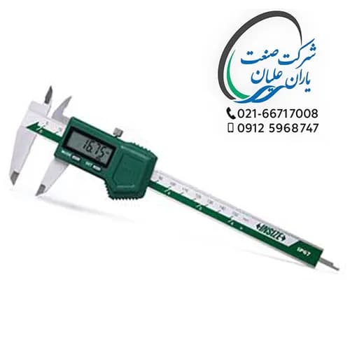 کولیس دیجیتال ضد آب IP67 سایز 20 سانت مدل 1118-200B اینسایز