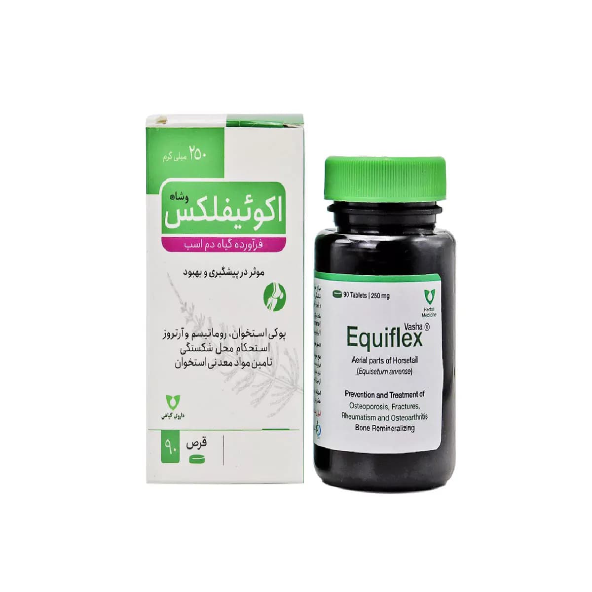 قرص اکوئیفلکس 250 تعداد 90 عدد وشا دارو
