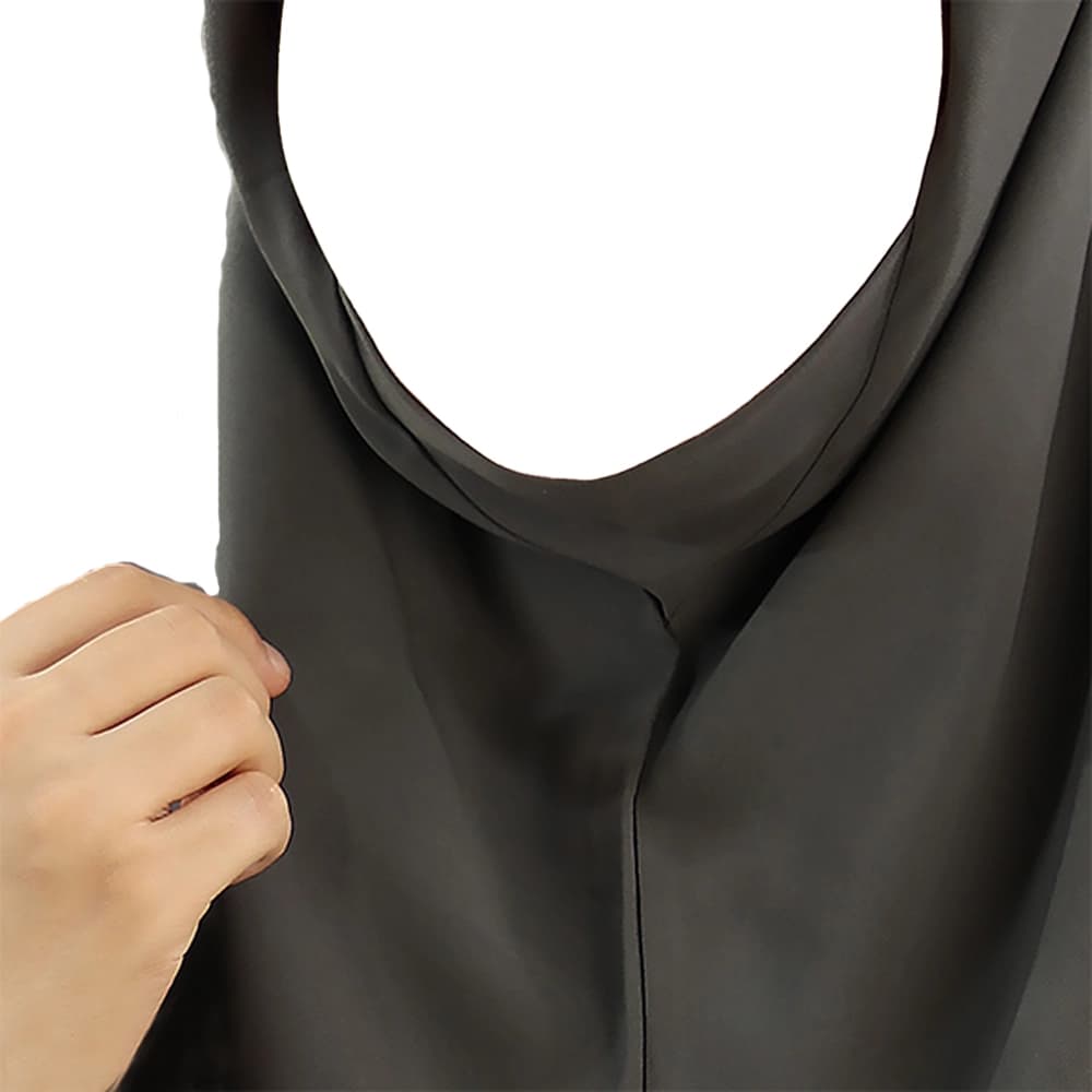 مقنعه کویتی کشدار 110 کرپ کره ای نوک مدادی سایز 29 کد 4211 — تصویر ۲